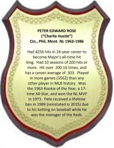 Pete Rose Plaque 3