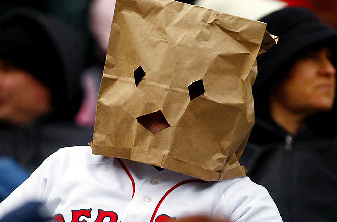 Sad Red Sox fans 